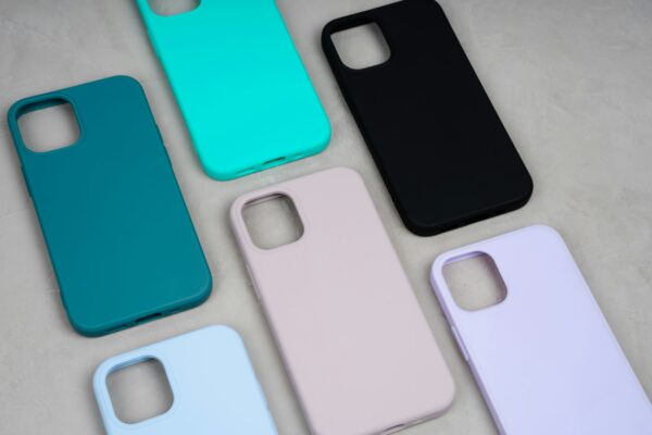 Silicone case for smartphone.